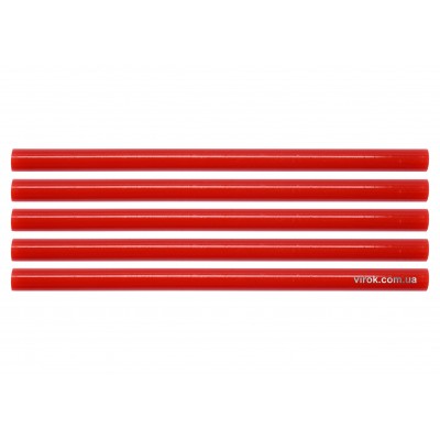 Клеевые стержни красные YATO 11.2 x 200 мм 5 шт