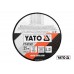 Стрічка ХБ YATO : 25 м x 19 x 0.3 мм,(тканинна основа) t= -40°С - +105°С для мотання пучків кабелів