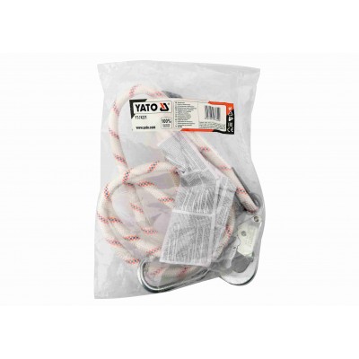 Веревка с карабинами YATO 2 м Ø14 мм