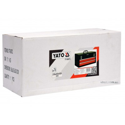 Ящик для инструментов металлический YATO с 2 шуфлядами 218 х 255 х 520 мм