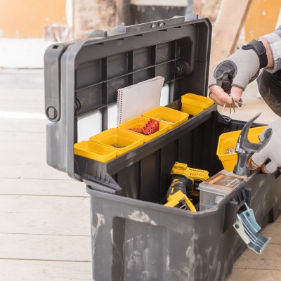 Ящик для инструментов пластиковый 26" STANLEY "FatMax" 66 x 30 x 27.5 см Ящик для инструментов пластиковый 26" STANLEY "FatMax" 66 x 30 x 27.5 см