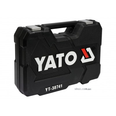 Набор головок торцевых YATO 1/2" М10-32 мм с инструментами 25 шт