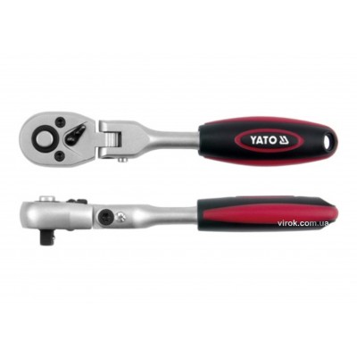 Трещотка 1/2" с шарниром YATO 290 мм 72 зубца