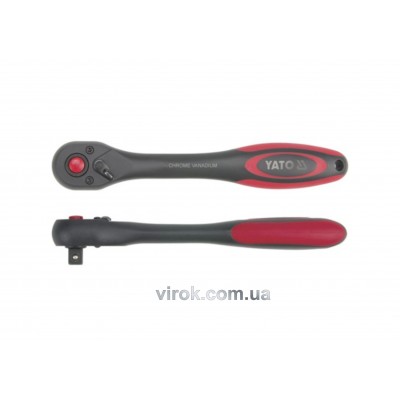 Трещотка 1/2" с изогнутой ручкой YATO 257 мм 72 зубца