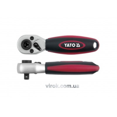 Трещотка 1/4" YATO 136 мм 72 зубца