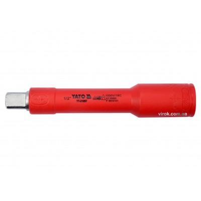 Удлинитель диэлектрический YATO 1/2" 141/125 мм VDE до 1000 В