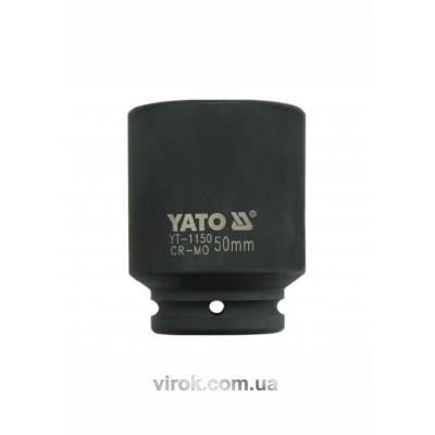Головка торцевая ударная шестигранная YATO 3/4" М50 х 90 мм
