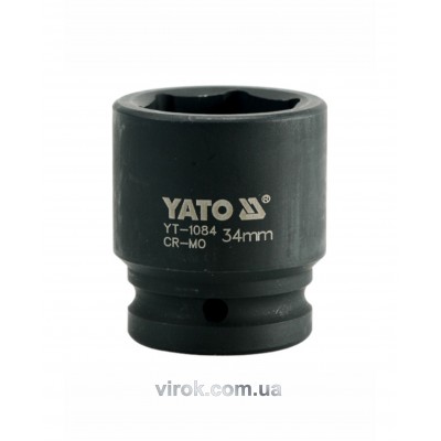 Головка торцевая ударная шестигранная YATO 3/4" М34 х 56 мм