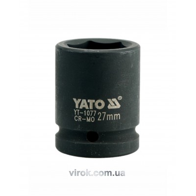 Головка торцевая ударная шестигранная YATO 3/4" М27 х 53 мм