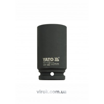 Головка торцевая ударная шестигранная YATO 3/4" М32 х 90 мм