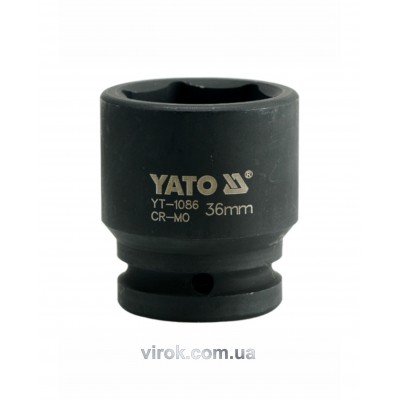 Головка торцевая ударная шестигранная YATO 3/4" М36 х 56 мм