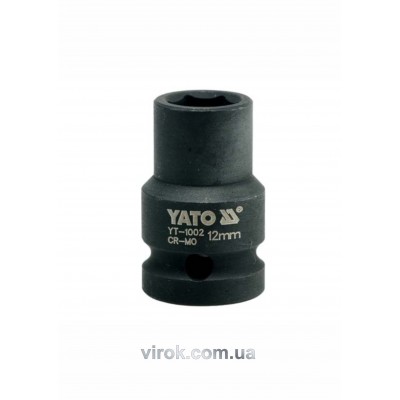 Головка торцевая ударная шестигранная YATO 1/2" М12 х 39 мм