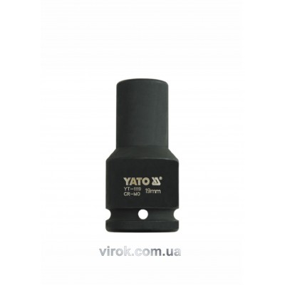 Головка торцевая ударная шестигранная YATO 3/4" М19 х 90 мм