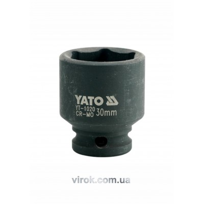 Головка торцевая ударная шестигранная YATO 1/2" М30 х 48 мм