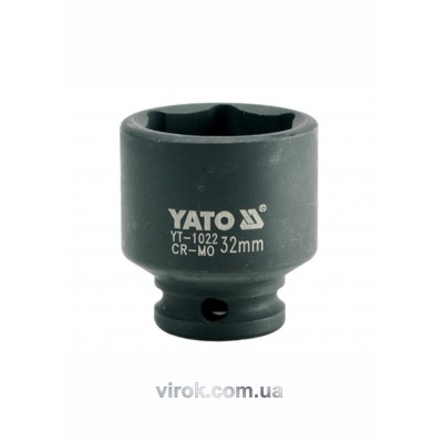Головка торцевая ударная шестигранная YATO 1/2" М32 х 48 мм