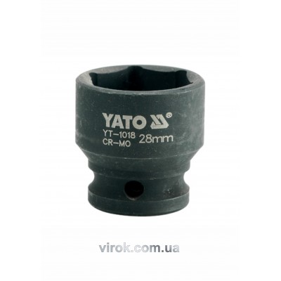 Головка торцевая ударная шестигранная YATO 1/2" М28 х 48 мм