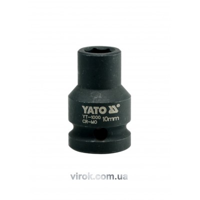 Головка торцевая ударная шестигранная YATO 1/2" М10 х 39 мм