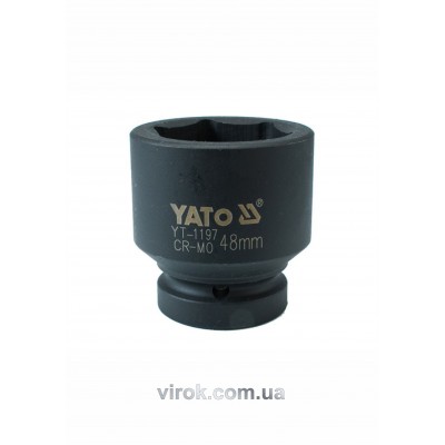 Головка торцевая ударная шестигранная YATO 1" М48 х 73 мм