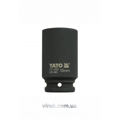 Головка торцевая ударная шестигранная YATO 3/4" М35 х 90 мм
