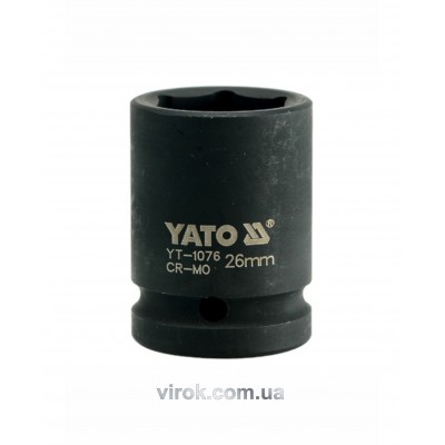 Головка торцевая ударная шестигранная YATO 3/4" М26 х 50 мм