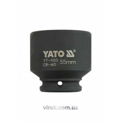Головка торцевая ударная шестигранная YATO 3/4" М55 х 74 мм