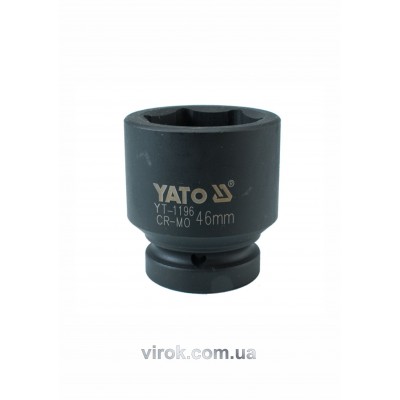 Головка торцевая ударная шестигранная YATO 1" М46 х 73 мм