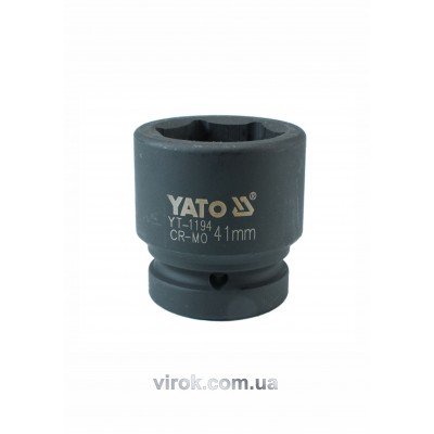 Головка торцевая ударная шестигранная YATO 1" М41 х 65 мм