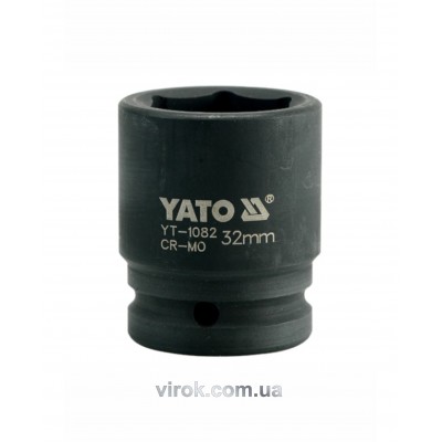 Головка торцевая ударная шестигранная YATO 3/4" М32 х 56 мм