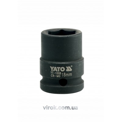 Головка торцевая ударная шестигранная YATO 1/2" М18 х 39 мм