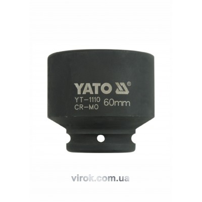 Головка торцевая ударная шестигранная YATO 3/4" М60 х 74 мм