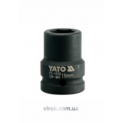 Головка торцевая ударная шестигранная YATO 3/4" М19 х 50 мм