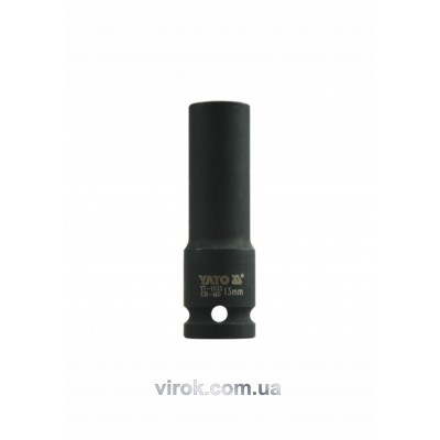 Головка торцевая ударная шестигранная YATO 1/2" М13 х 78 мм