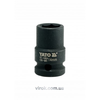 Головка торцевая ударная шестигранная YATO 1/2" М14 х 39 мм