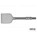 Долото плоское YATO HEX 450 x 125 мм