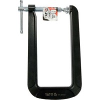 Струбцина з гвинтовим затискачем YATO, тип "С" глибока, 76х 203 мм Струбцина з гвинтовим затискачем YATO, тип "С" глибока, 76х 203 мм