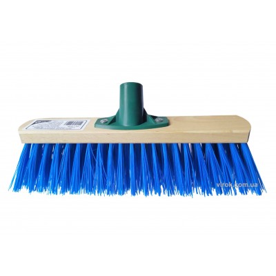 Щетка уличная термопластик синяя с ребрами жесткости ТМ VIROK 400 х 75 мм Щетка уличная термопластик синяя с ребрами жесткости ТМ VIROK 400 х 75 мм