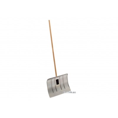 Лопата для снега Vorel 13V023 ALUICE 50, (360 x 500 x 1360 мм, алюминиевая, деревянная ручка)