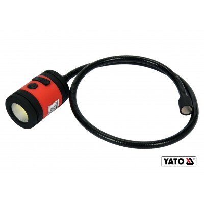 Лампа светодиодная аккумуляторная с гибким держателем YATO Li-Po 3.7 В 1.5 Ач 3 Вт 100 лм