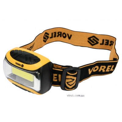 Фонарь налобный светодиодный VOREL 88676 (3 Вт, 150 лм, 55 х 47 х 29 мм, 3 х ААА) Фонарь налобный светодиодный VOREL 88676 (3 Вт, 150 лм, 55 х 47 х 29 мм, 3 х ААА)