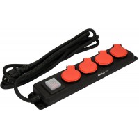 Удлинитель эл.-сетевой YATO YT-81241 (l= 3 м, колодка с 4 гнездами и вкл, 3-жильный Ø=1,5 мм², с заземл) Удлинитель эл.-сетевой YATO YT-81241 (l= 3 м, колодка с 4 гнездами и вкл, 3-жильный Ø=1,5 мм², с заземл)