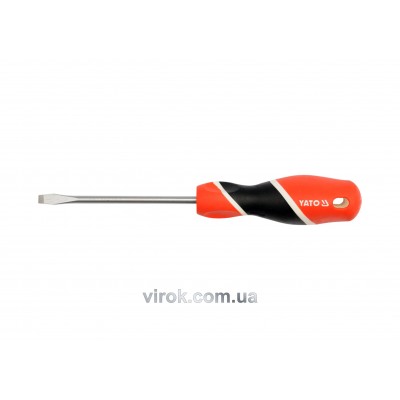 Отвертка плоская YATO SL4 x 200 мм Отвертка плоская YATO SL4 x 200 мм