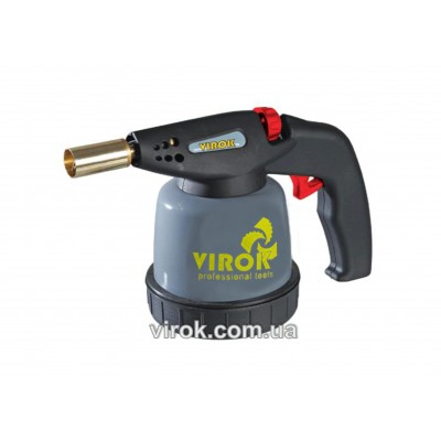 Газовая паяльная лампа с пьезоподжигом TM VIROK под баллон 190 г Газовая паяльная лампа с пьезоподжигом TM VIROK под баллон 190 г