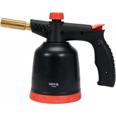 Лампа паяльная газовая с пьезоподжигом YATO YT-36720, (1.7 кВт, 123 г/ч, 360° тип соединения EURO EN417) Лампа паяльная газовая с пьезоподжигом YATO YT-36720, (1.7 кВт, 123 г/ч, 360° тип соединения EURO EN417)