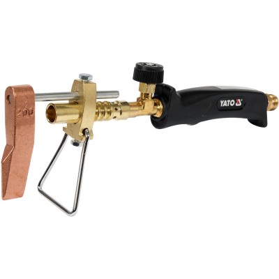 Паяльник газовый для кровельных работ YATO YT-36701 (с нагревательным наконечником и шлангом – 1,5 м) Паяльник газовый для кровельных работ YATO YT-36701 (с нагревательным наконечником и шлангом – 1,5 м)