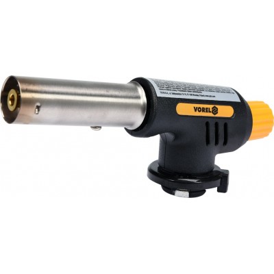 Газовая горелка VOREL 73412 (с пьезоподжигом, тип соединения EN417, макс. t=1300°C, P= 1,3 кВт) Газовая горелка VOREL 73412 (с пьезоподжигом, тип соединения EN417, макс. t=1300°C, P= 1,3 кВт)