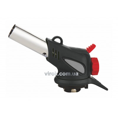 Газовая горелка с пьезозапалом и керамическим соплом VIROK 44V164 с цанговым соединением Газовая горелка с пьезозапалом и керамическим соплом VIROK 44V164 с цанговым соединением