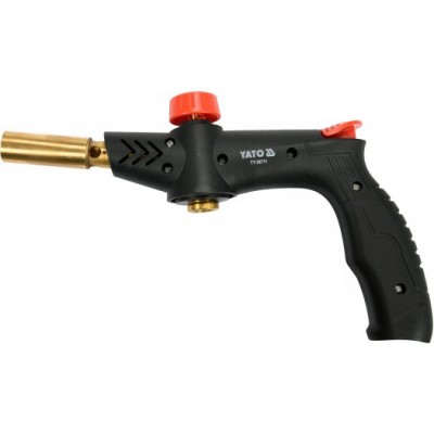 Горелка газовая с пьезоподжигом YATO YT-36711, (1.7 кВт, 123 г/ч, 360° тип соединения EURO EN417) Горелка газовая с пьезоподжигом YATO YT-36711, (1.7 кВт, 123 г/ч, 360° тип соединения EURO EN417)