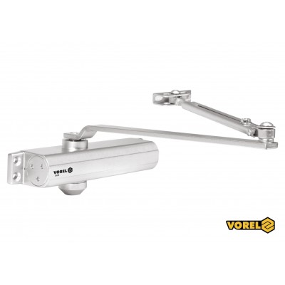 Доводчик дверей механический VOREL 25-85 кг 180° 248 х 42 х 52 мм