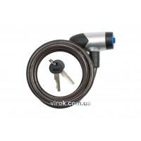 Замок велосипедный VOREL 8 x 1200 мм Замок велосипедный VOREL 8 x 1200 мм