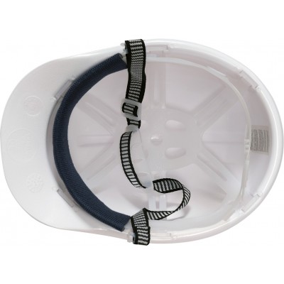 Каска для захисту голови VOREL оранжева з матеріалу HDPE